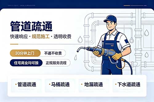 儋州管道疏通