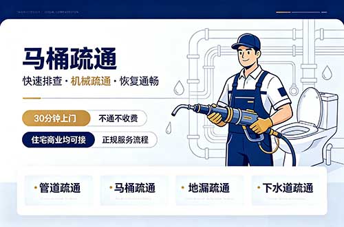 儋州马桶疏通