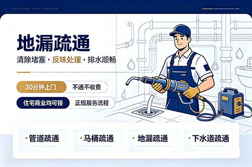儋州地漏疏通
