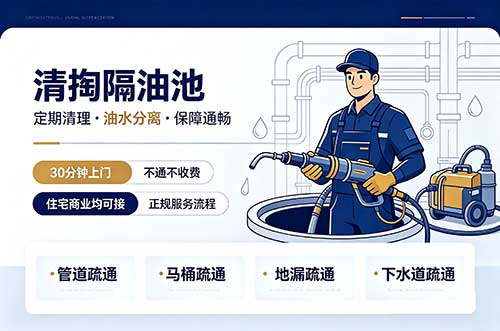 儋州清掏隔油池